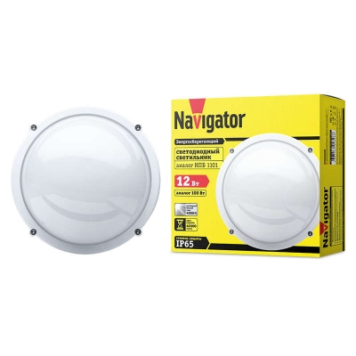 Светильник NBL-R d171 мм белый круг 12 Вт Navigator