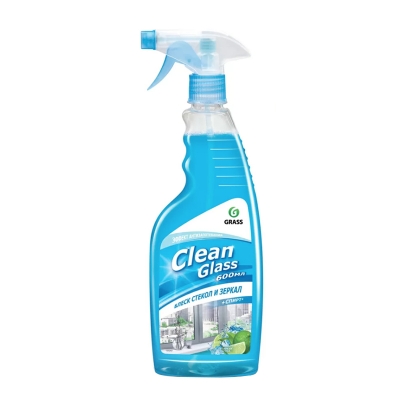 Средство для мытья стекол и зеркал (голубая лагуна) Grass Clean Glass 0.6 л