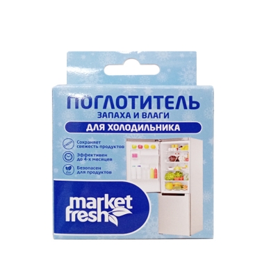 Поглотитель запаха и влаги для холодильника Market Fresh 1 шт