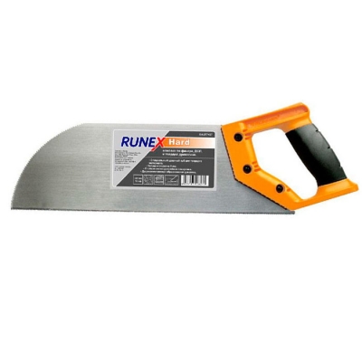 Ножовка (пила) по фанере и ДСП 320 мм обратный профиль Runex Hard