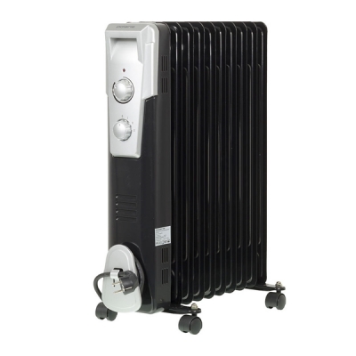 Радиатор масляный Polaris PRE Q 1025 (10 секций, 2.5 кВт, черный)