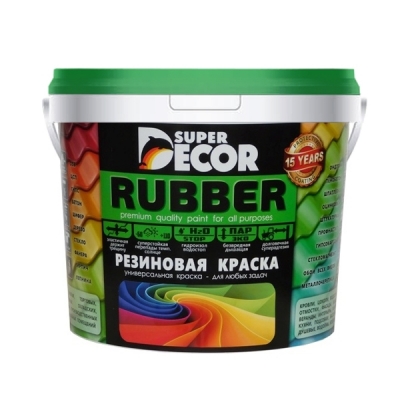 Краска резиновая Super Decor Дикая вишня №04 (3 кг)