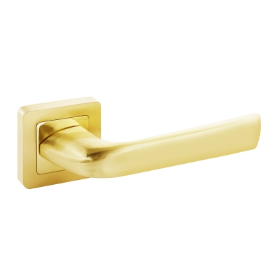 Ручка дверная Аллюр Венсан (матовое золото/золото)