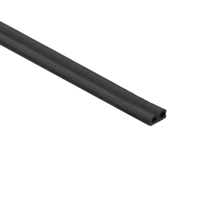 Уплотнитель резиновый D-профиль 12х10 мм черный (пара)