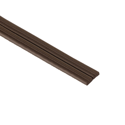 Уплотнитель резиновый E-профиль 9х4 мм коричневый (пара)