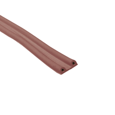 Уплотнитель резиновый P-профиль 9х5.5 мм коричневый (пара)
