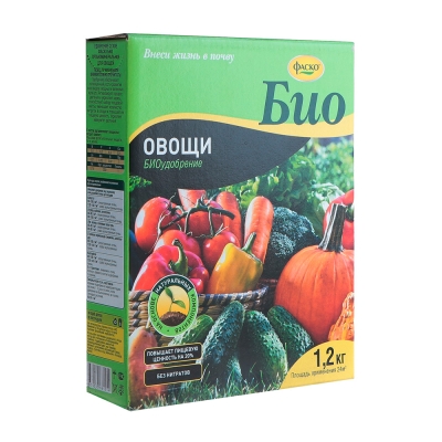 Удобрение Овощи гранулированное Био Фаско (1.2 кг)