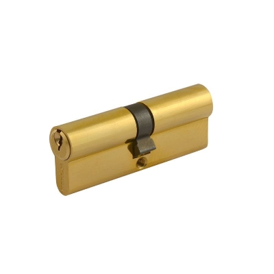 Цилиндр (личина) ключ/ключ ЦАМ (золото/латунь) 70 мм