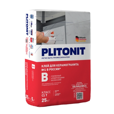 Клей для плитки PLITONIT B (усиленный) 25 кг