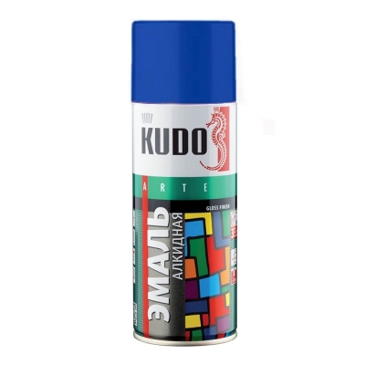 Эмаль универсальная аэрозольная KUDO KU-10113 темно-синяя (520 мл)