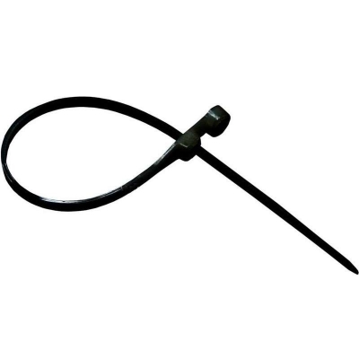 Стяжка кабельная (хомут) с отверстием 3.6х150 мм (100 шт) черная Rexant