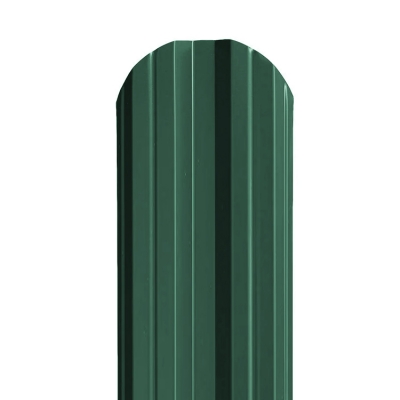 Штакетник М-образный (фигурный) 1800 мм зеленый мох (RAL 6005)