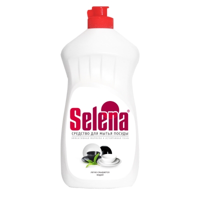 Средство для мытья посуды (с ароматом зеленого чая) Selena 0.5 л