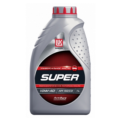 Моторное масло полусинтетическое Lukoil Супер 10W40 API SG/CD (1 л)