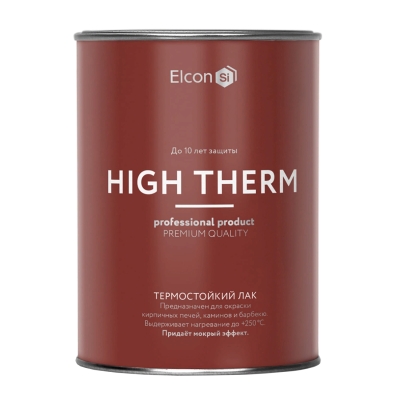Лак термостойкий Elcon High Therm бесцветный (0.7 кг/1 л)