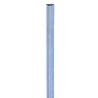 Столб заборный профильный d-50х50 мм цинк 3000 мм