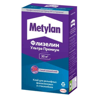 Клей для флизелиновых обоев Metylan Флизелин Ультра Премиум (250 г)