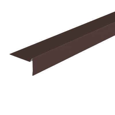 Планка торцевая ГЧ 2000 мм шоколадно-коричневая (RAL 8017)