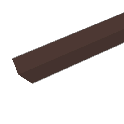 Ендова внутренняя 2 м шоколадно-коричневая (RAL 8017)