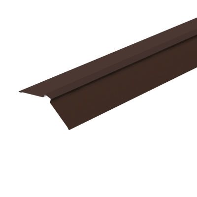 Конек плоский 2000 мм шоколадно-коричневый (RAL 8017)