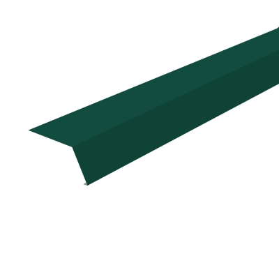 Планка карнизная (капельник) 2000 мм зелёный мох (RAL 6005) УЦЕНКА*