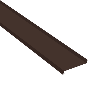Отлив 140х2000 мм шоколадно-коричневый (RAL 8017)