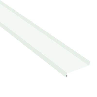 Отлив 90х2000 мм сигнальный белый (RAL 9003) УЦЕНКА*