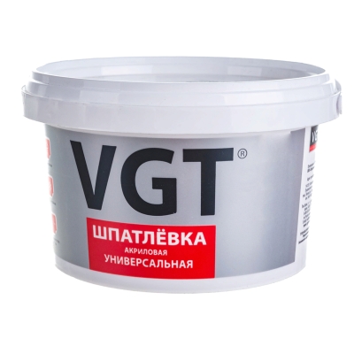Шпатлевка универсальная для наружных и внутренних работ VGT (3.6 кг)