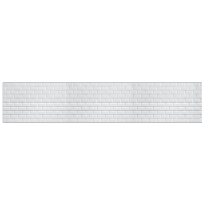 Интерьерная панель ABS белый кирпич 2000х600х1.5 мм