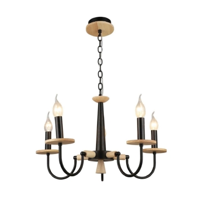 Люстра N14-Н4634/5 черная 5х60 Вт E14 220 В Jupiter Lighting