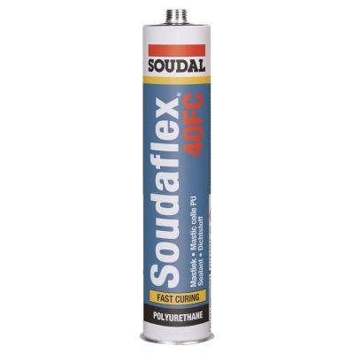 Клей-герметик полиуретановый Soudal Soudaflex 40 FC серый (300 мл)