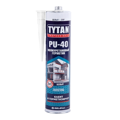 Герметик полиуретановый Tytan Professional PU 40 белый (310 мл)
