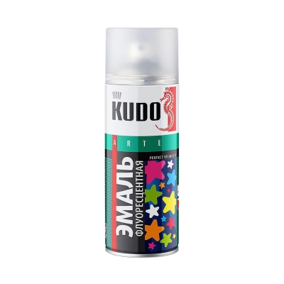 Эмаль флуоресцентная KUDO KU-1203 зеленая (520 мл)