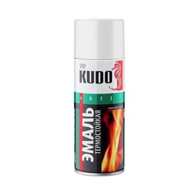 Эмаль термостойкая KUDO KU-5003 белая (520 мл)