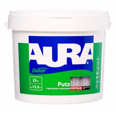 Штукатурка структурная Aura Putz Dekor короед фракция 3 мм (25 кг)
