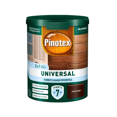 Пропитка для древесины декоративно-защитная Pinotex Universal 2-в-1 палисандр (0.9 л)