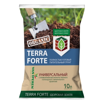 Грунт универсальный с перлитом Здоровая Земля Terra Forte (10 л.)