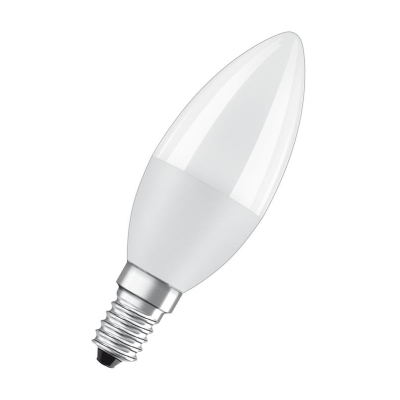 Лампа светодиодная LED Value LVCLB75 10SW/830 10Вт свеча матовая E14 230В 10х1 RU OSRAM 4058075579125