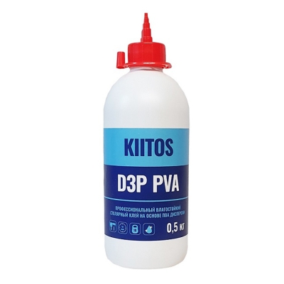Клей ПВА столярный Kiitos D3P (0.5 кг)
