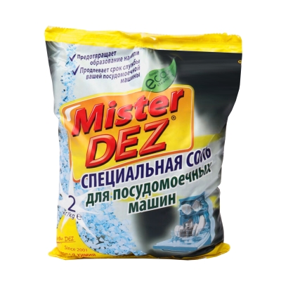 Специальная соль для посудомоечных машин Mister Dez 2 кг
