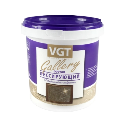 Лессирующий состав VGT Gallery золото п/прозрачный (0.9 кг)