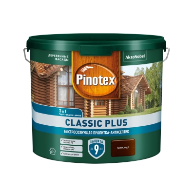 Пропитка-антисептик Pinotex Classic Plus 3 в 1 палисандр (2.5 л)