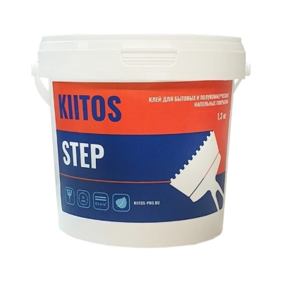 Клей для линолеума и ковролина Kiitos Step (1.3 кг)