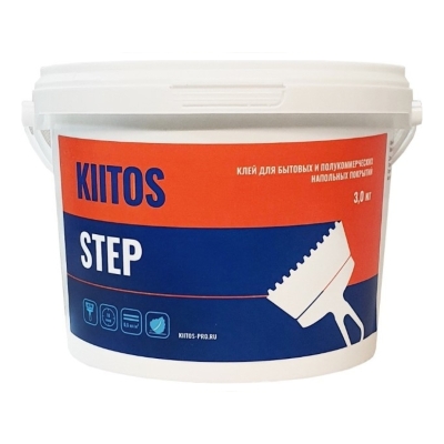 Клей для линолеума и ковролина Kiitos Step (3 кг)