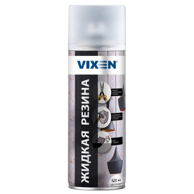 Жидкая резина прозрачная матовая Vixen (520 мл)