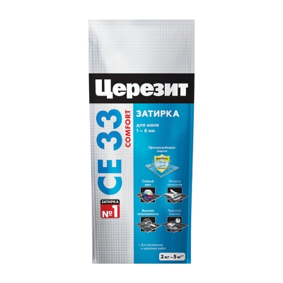 Затирка Церезит CE 33 антрацит (№13) 2 кг
