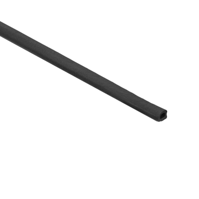 Уплотнитель резиновый D-профиль 21х15 мм черный