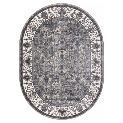 Ковер 1.6х2.2 м Merinos Atlantis D741 Cream-Gray овал