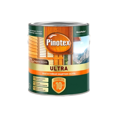 Влагостойкая лазурь Pinotex Ultra ореховое дерево (2.5 л)