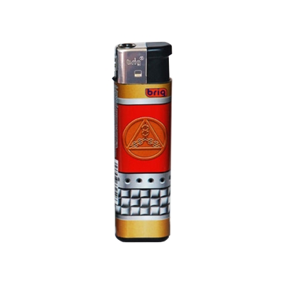  Зажигалка турбо с фонариком AMULET